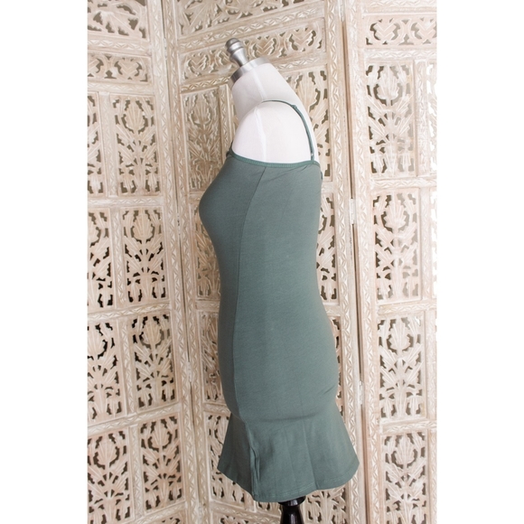 Sage Green Cami Bodycon Mini Dress - Picture 5 of 6
